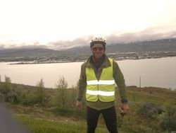 S yfir Akureyri  lei  Skagafjr